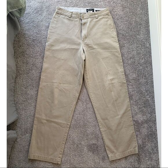 MENS Eddie Bauer Khaki Pants - Picture 2 of 2